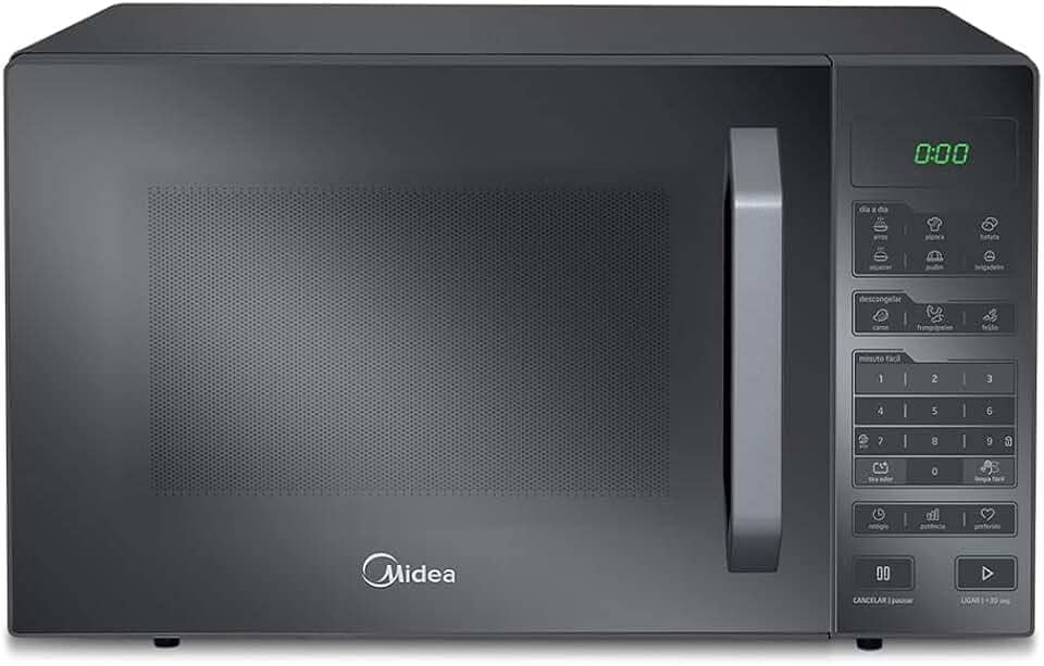 Forno Micro-ondas 35L Prata Espelhado Midea 220V MXSA35S2