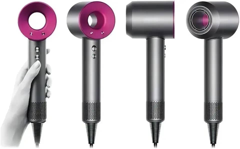 Secador de Cabelo Supersonic, 1500W, 3 Velocidades,110V