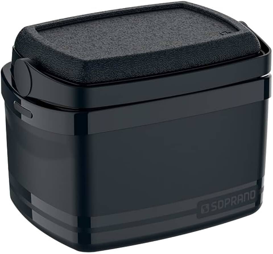 Caixa Térmica Tropical 5L, Soprano, Preto, Pequeno