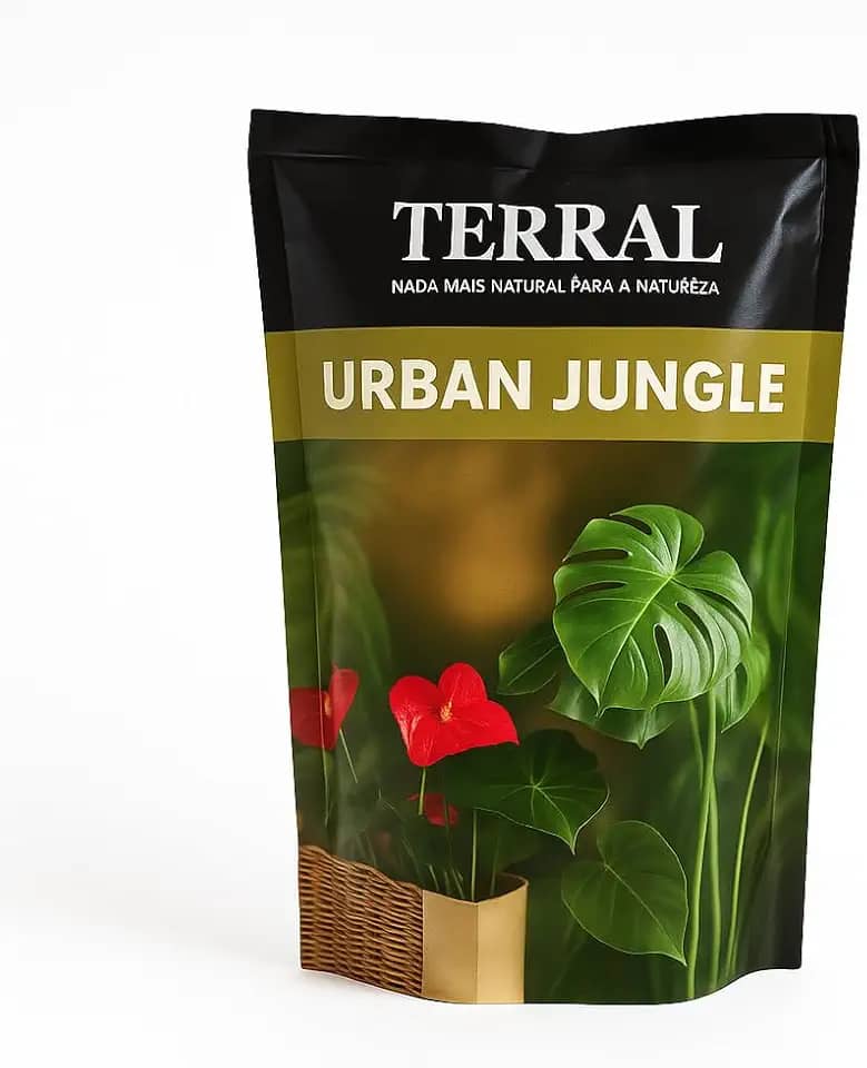 Terra Vegetal TERRAL URBAN JUNGLE 8L – Substrato Ideal para Ambientes Internos
