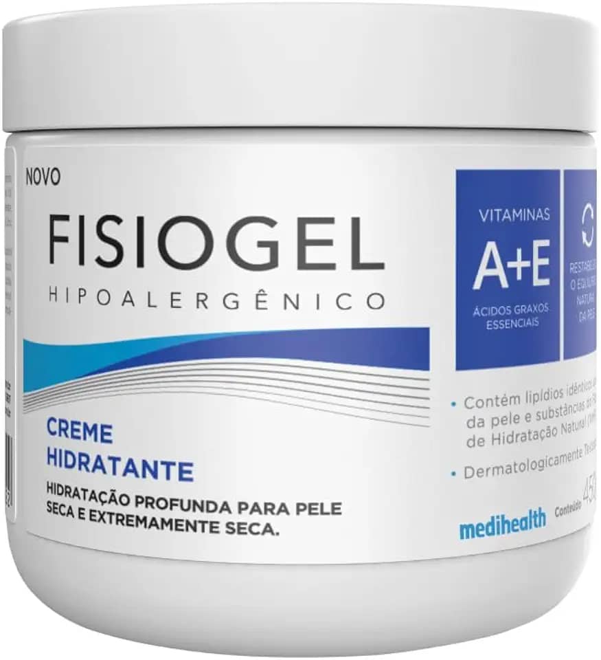 Fisiogel Hipoalergênico Creme Hidratante Corporal - 450g