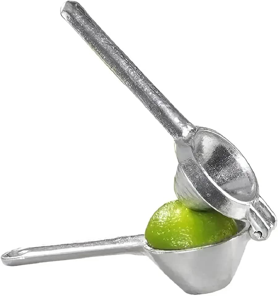 Espremedor de Limão em Alumínio Antiferrugem, Resistente, Ideal para Sucos, Drinks, Prático e Durável