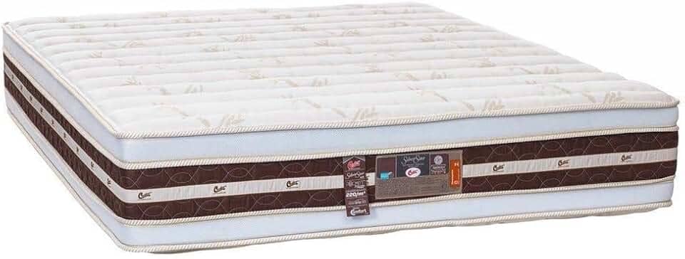 Colchão Castor Queen Size Silver Star Híbrido AIR Double Face 158x198x34cm