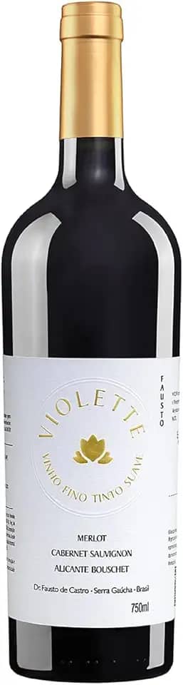 Pizzato Vinho Tinto Suave Premium Fausto Violette
