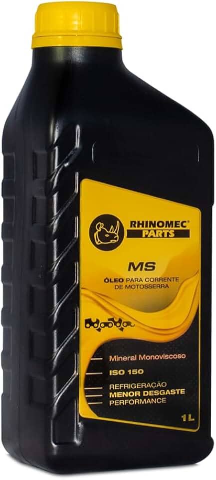 Óleo Lubrificante para Corrente de Motosserra ISO VG150 Mineral HLP - 1 Litro - Rhinomec
