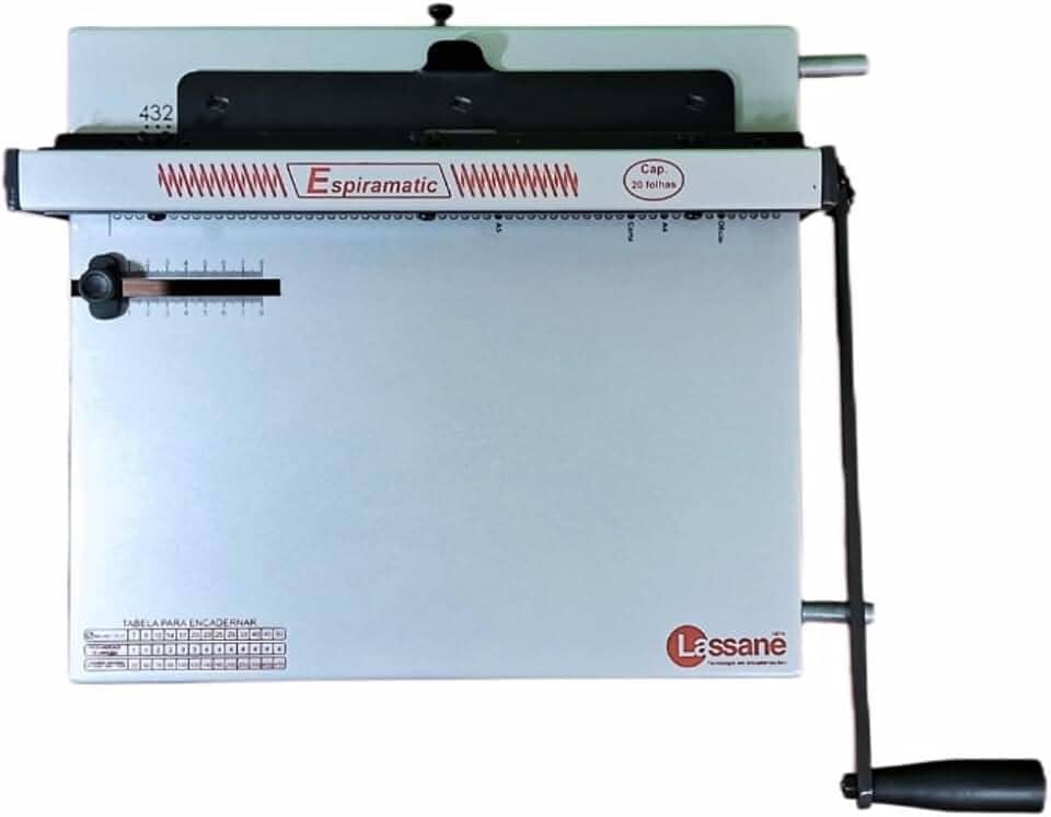 Encadernadora Espiramatic 20 Folhas Lassane para Espiral