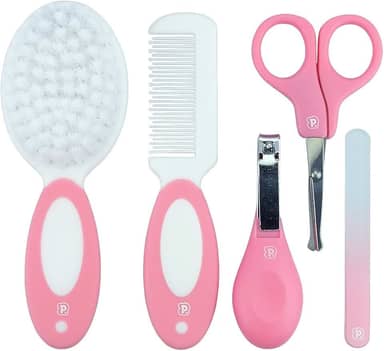 Pimpolho Kit Cuidados para Bebe 5 Peças Rosa