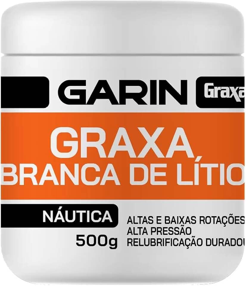 Graxa De Lítio Garin Branca Nautica 500g