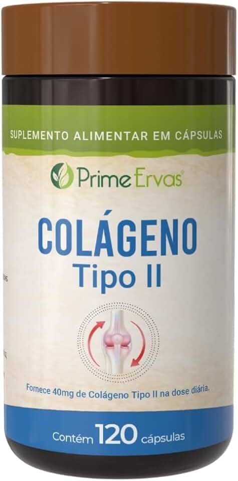 Colágeno Tipo 2 Saúde das Articulações 120 Cáps Prime Ervas