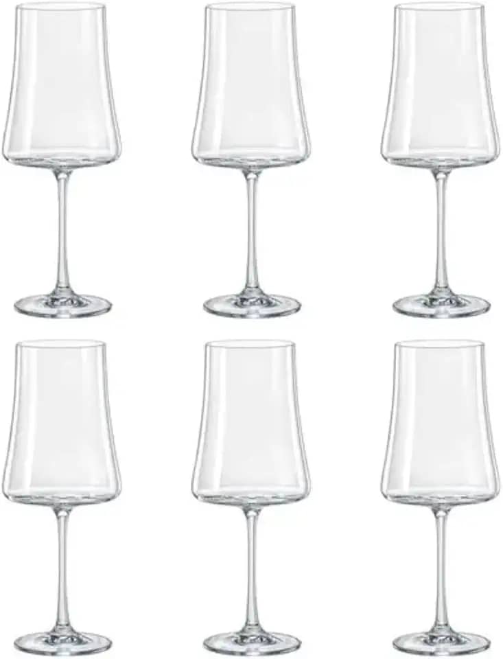 Jogo 6 Taças De Vinho Xtra Luxo Cristal Bohemia - 560ML