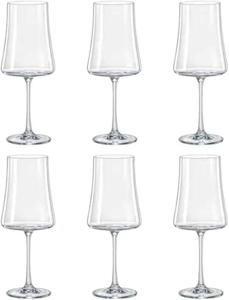 Jogo 6 Taças De Vinho Xtra Luxo Cristal Bohemia - 560ML