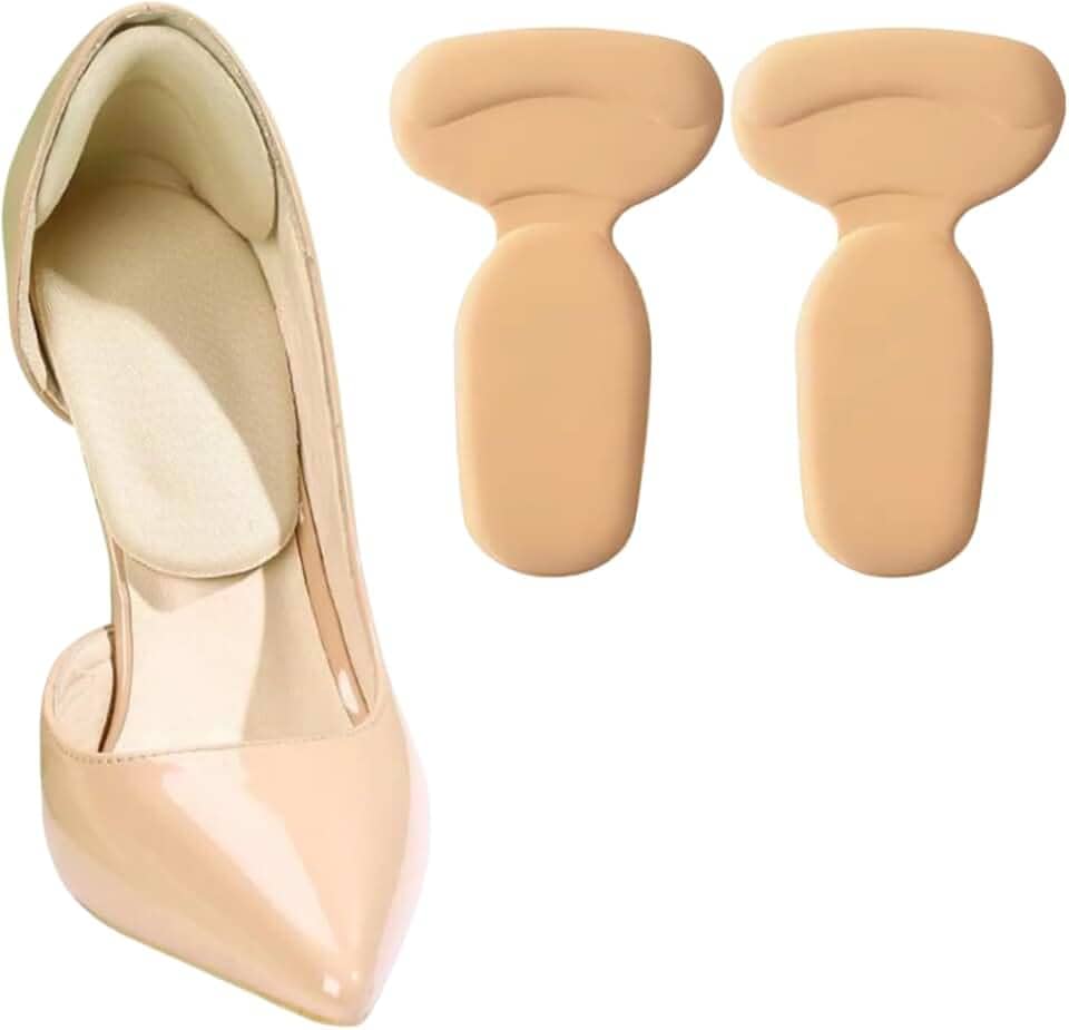 Protetor de Calcanhar para Sapatos (Marrom, Único)