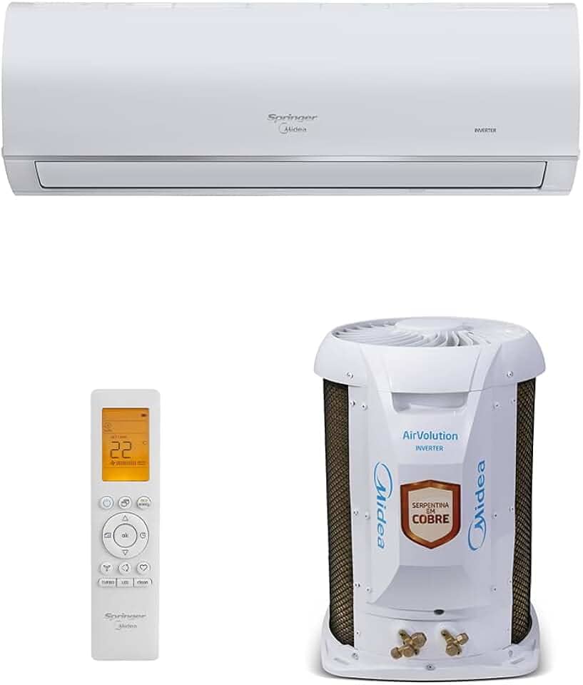 Ar Condicionado Split Hi Wall Inverter Springer Midea Airvolution Connect 12.000 Btus Frio 220v R-32
