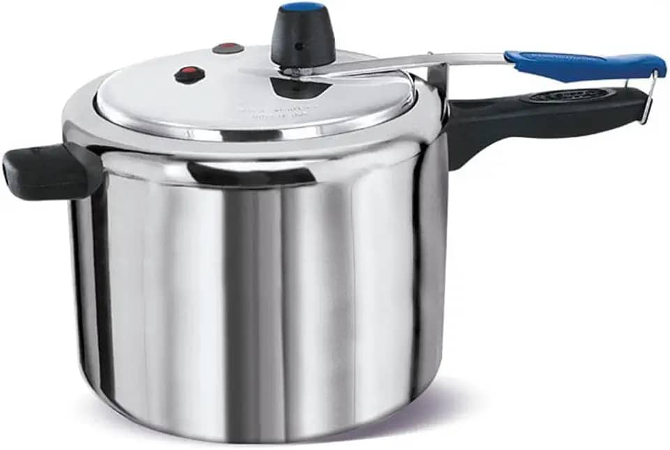 Panela de Pressão Alumínio Polido Pressionella de 10 Litros, Prateado, Ramos