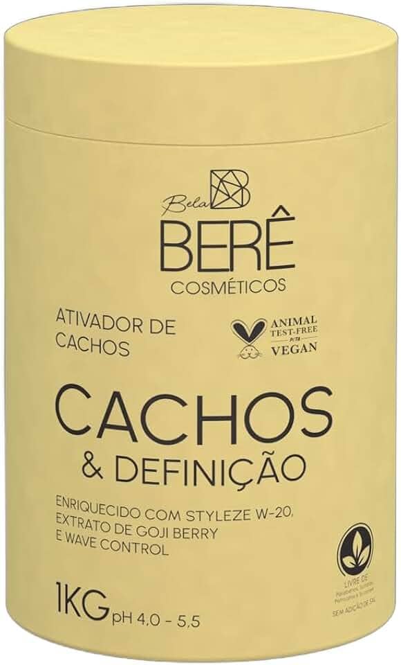 BELA BERÊ, Ativador Profissional Cachos & Definição - 1Kg - Bela Berê
