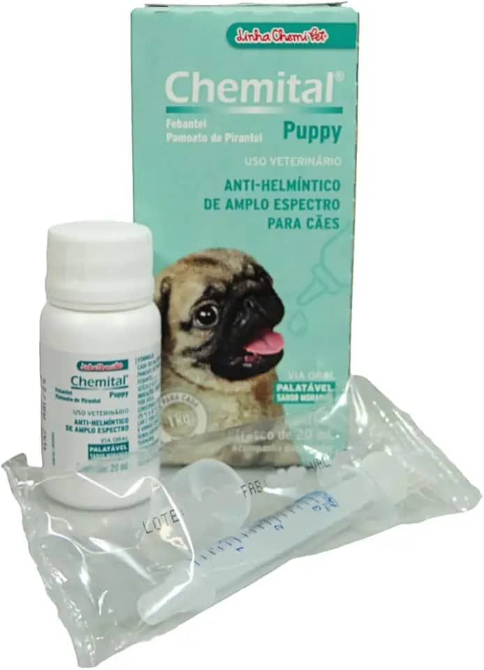 Chemitec Vermífugo Chemital para Cães Puppy 20ml