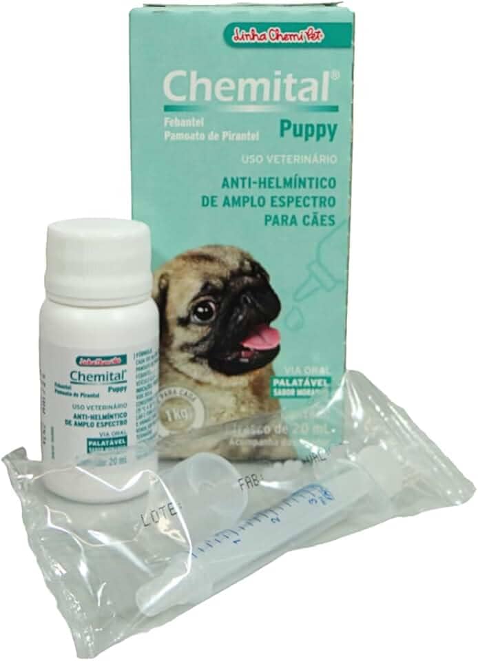 Chemitec Vermífugo Chemital para Cães Puppy 20ml
