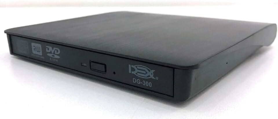 Gravador E Leitor Dvd/cd Externo Slim Usb 3.0 Portátil (Preto)