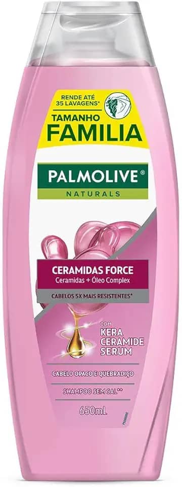 Palmolive Shampoo Naturals Ceramidas 650Ml Cor: Rosa