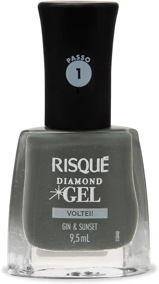 Esmalte Risqué Diamond Gel Gin & Sunset Cremoso 9,5ml