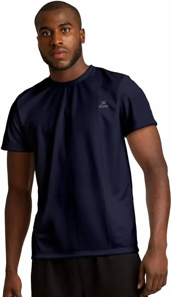 Camiseta Dry Basic SS FPS 50 Muvin – Manga Curta – Masculina – Proteção Solar UV50 – Camiseta Para Academia Treino Funcional – Pilates – Yoga – Corrida – Ginástica Fitness – Caminhada – Secagem Rápida