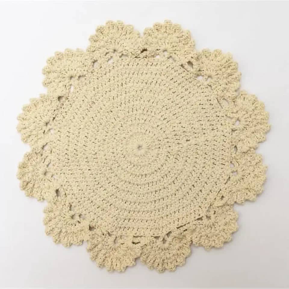 Sousplat luxo em barbante