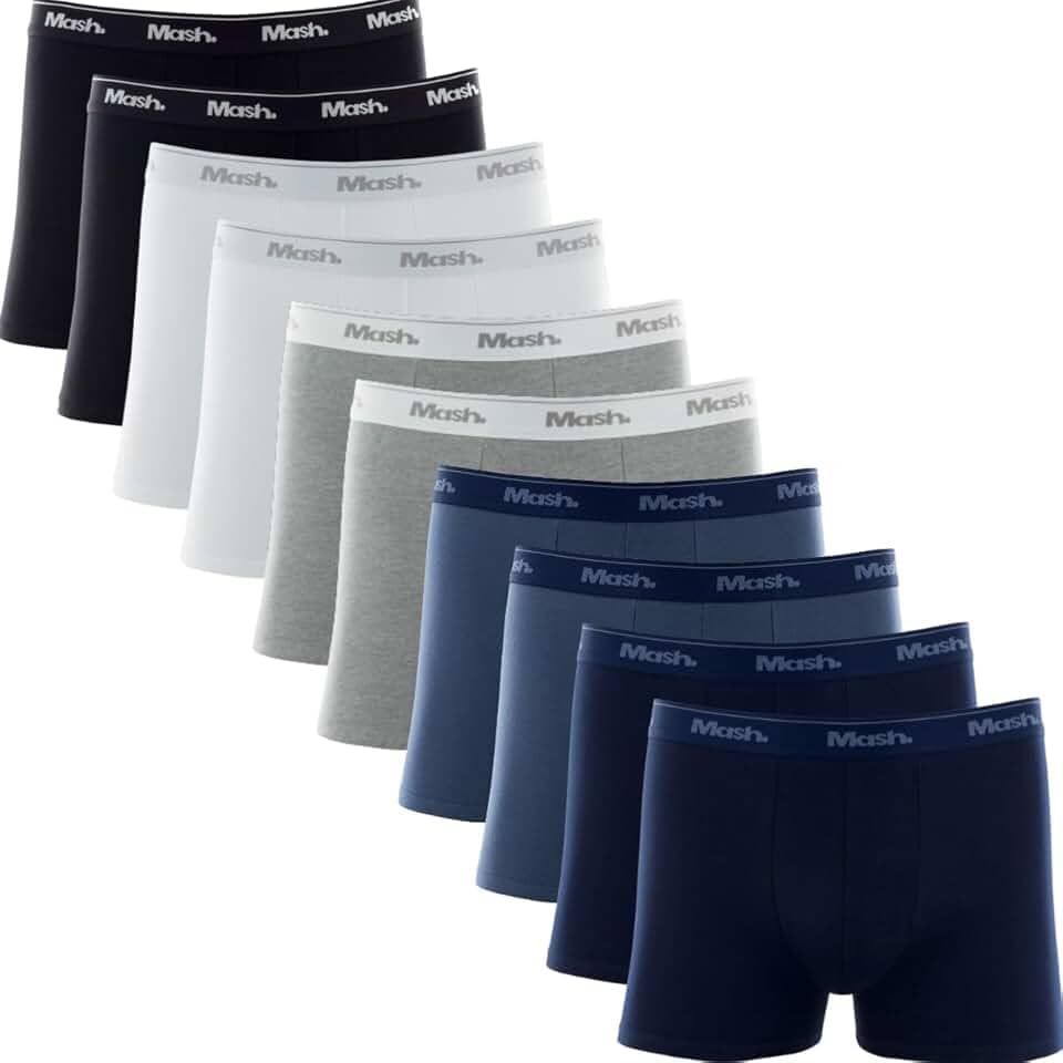 Kit 10 Cueca Boxer Mash Algodão Masculino
