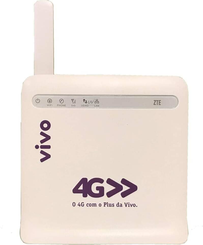 Modem Roteador ZTE MF253M Branco LTE VIVO - Desbloqueado