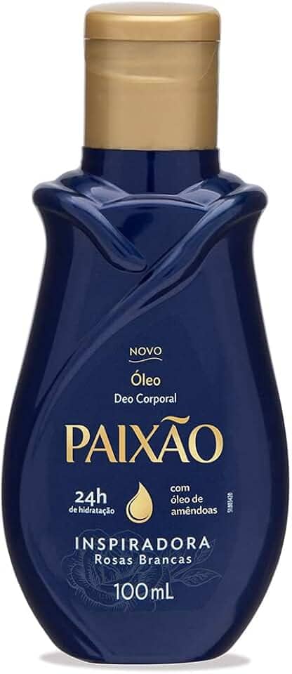Paixão Óleo Corporal Inspiradora Rosas Brancas Com Ação Desodorante 100Ml