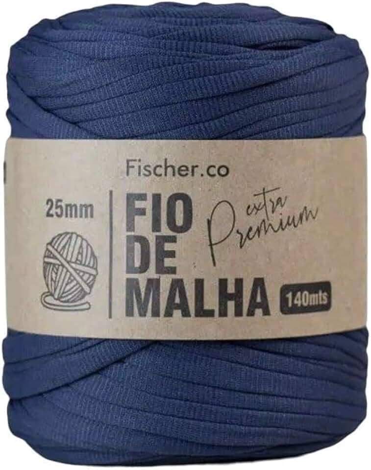 Fio de Malha Extra Premium Fischer 25mm x Rolo com 140m (44 MARINHO)