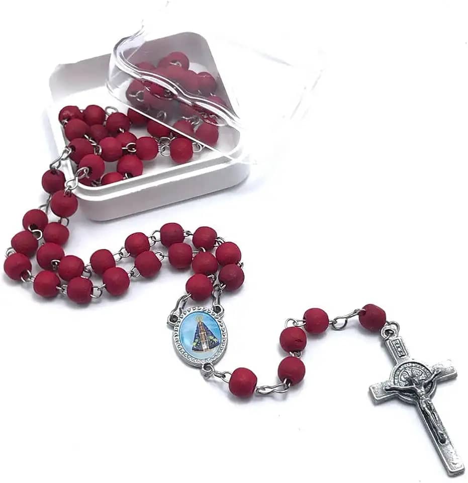 Terço Nossa Senhora Aparecida Perfumado de Rosas