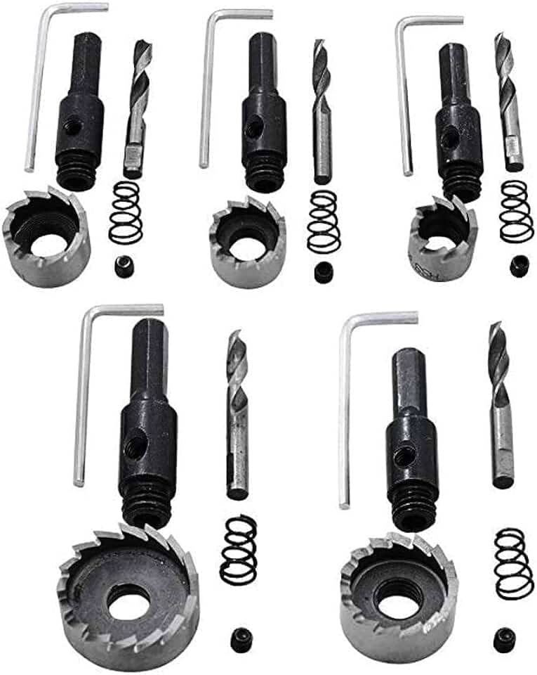 Jogo Broca Serra Copo Fura Metal Aço Ferro 5 Peças 16 à 32mm