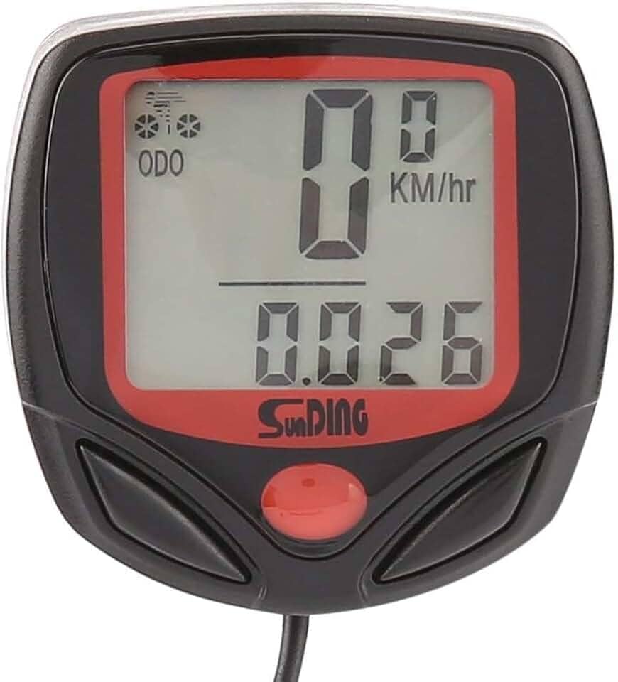 Velocímetro e Odômetro Digital com Fio para Bicicleta - Monitor de Velocidade e Distância para Ciclistas
