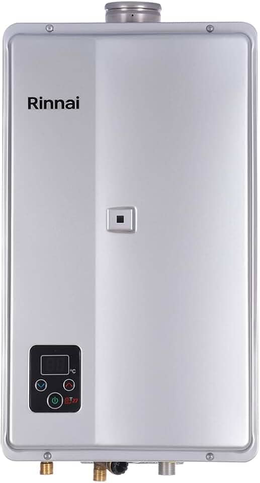 Rinnai E27-27 litros GN (Gás Natural) Prata - Aquecedor de Água a Gás Digital REU-E271 FEH