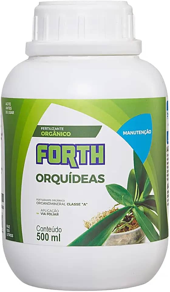 Forth Orquídeas Manutenção, Fertilizante Concentrado, NPK 20-20-20, Frasco de 500ml