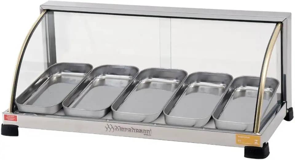 Estufa Curva, 5 Bandejas, 220V, Marchesoni Ouro, Inox
