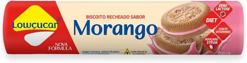 Biscoito Recheado Sabor Morango 120G