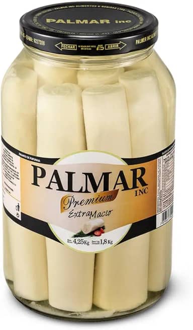 Palmito de Pupunha Tolete Aperitivo 1800 gr - PALMAR