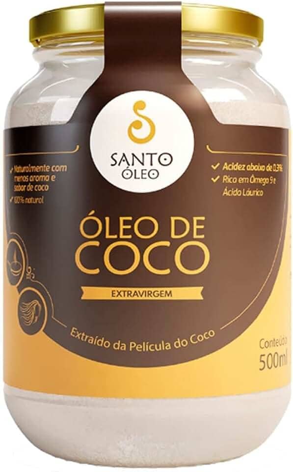 Santo Oleo, Óleo de Coco Extra Virgem de Película, 500 ml