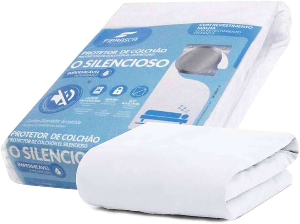 Fibrasca Protetor de Colchão Impermeável O SILENCIOSO – Casal 140 x 190 cm