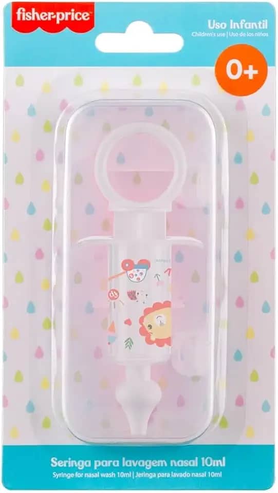 Seringa para Lavagem Nasal Leão 10ml 1 Uni Fisher Price - HC396 Transparente