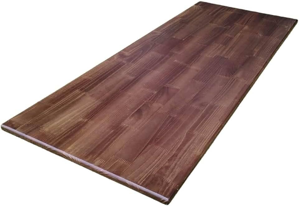 Tampo Madeira Pinus Verniz 2,5cm Escritorio Setup Bancada Mesa Pia (Verniz Imbuia, 140x70cm)