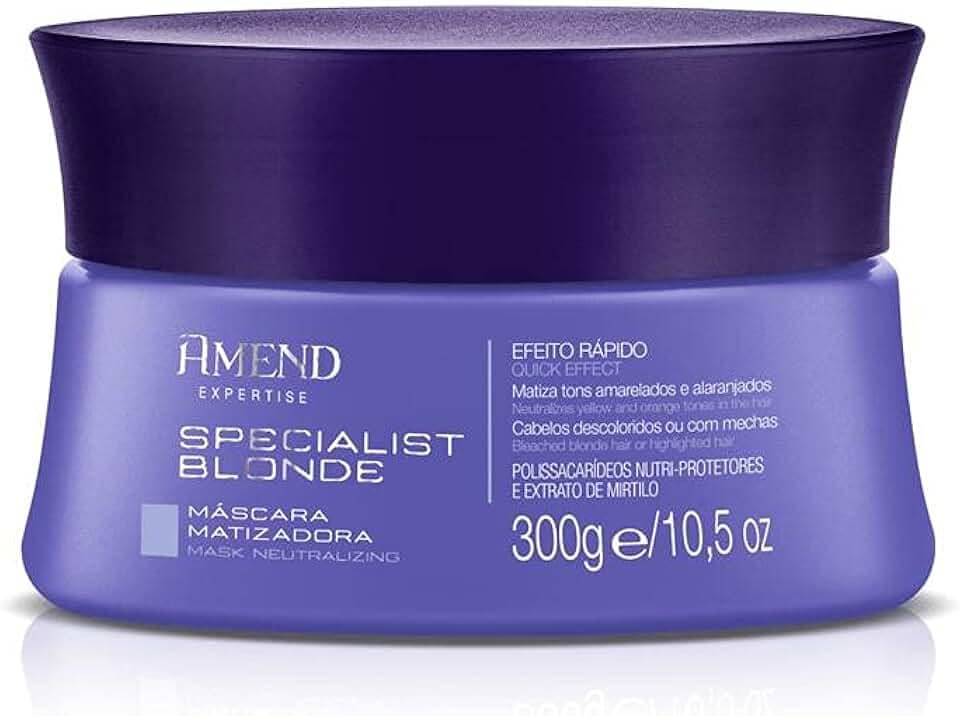 Máscara Amend Expertise Matizadora Specialist Blonde 300g