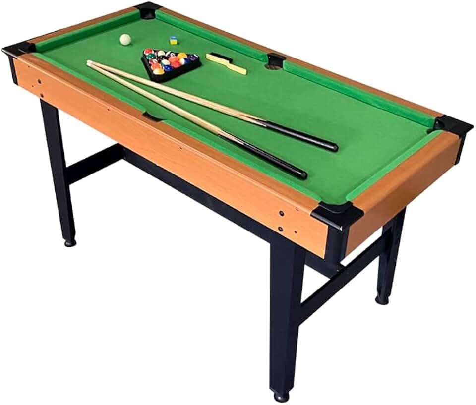 Mesa De Sinuca Infantil Grande Bilhar Profissional 137cm Top