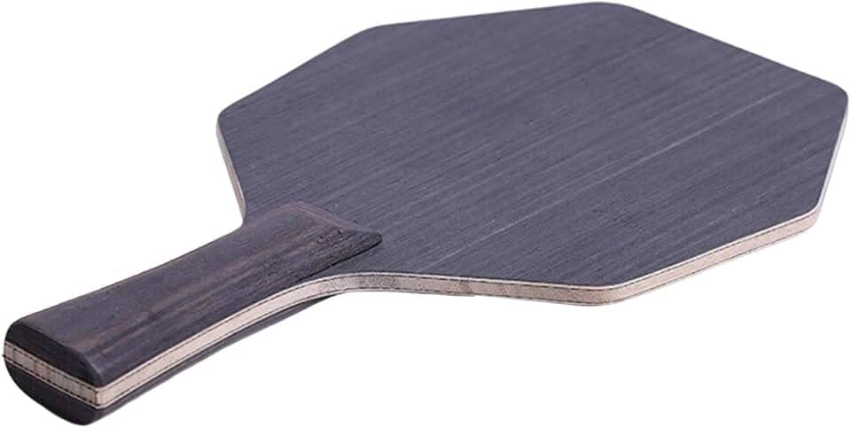Raquete de tênis de mesa profissional de madeira para treinamento de jogos em fechado