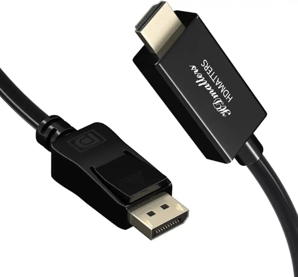 Cabo Displayport Para Hdmi 2m Blindado Cabo Dp Hdmi 2 Metros