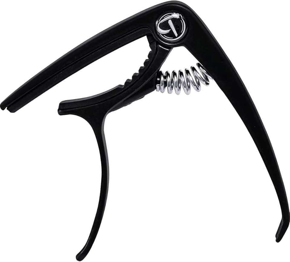 CAPOTRASTE PARA VIOLÃO EM ALUMÍNIO TONANTE - PRETO - CPT20