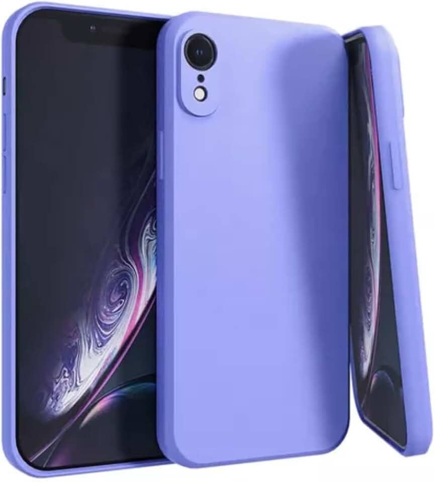Capa Capinha Silicone Aveludada Compatível Com iPhone XR Premium (LILAS)