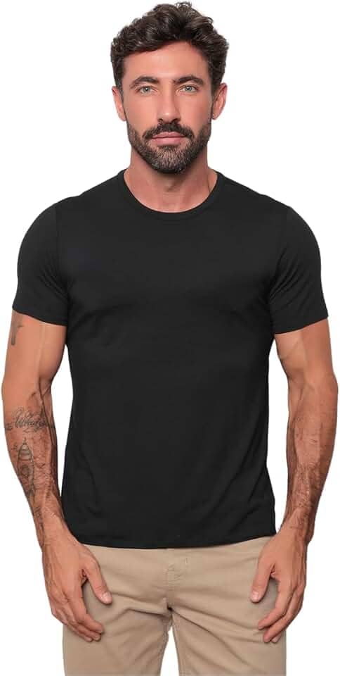 Camiseta Modal Premium Fitness Térmica Antiodor Básica Respirável PP ao XXGG - Qualidade Insider