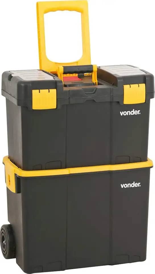 Vonder, Caixa Para Ferramentas, Plástica, Com Rodas, 46,0 Cm X 26,0 Cm X 62,5 Cm, Crv 0300.